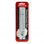 Wholesale 2 in 1 Mini Stylus Touch Pen with Mini Writing Pen (Silver)